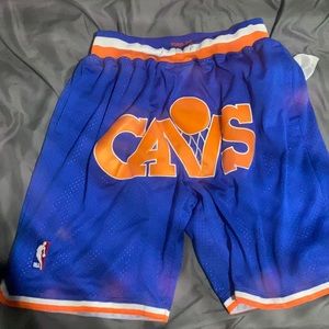 Classic throwback Clevland Cavs shorts